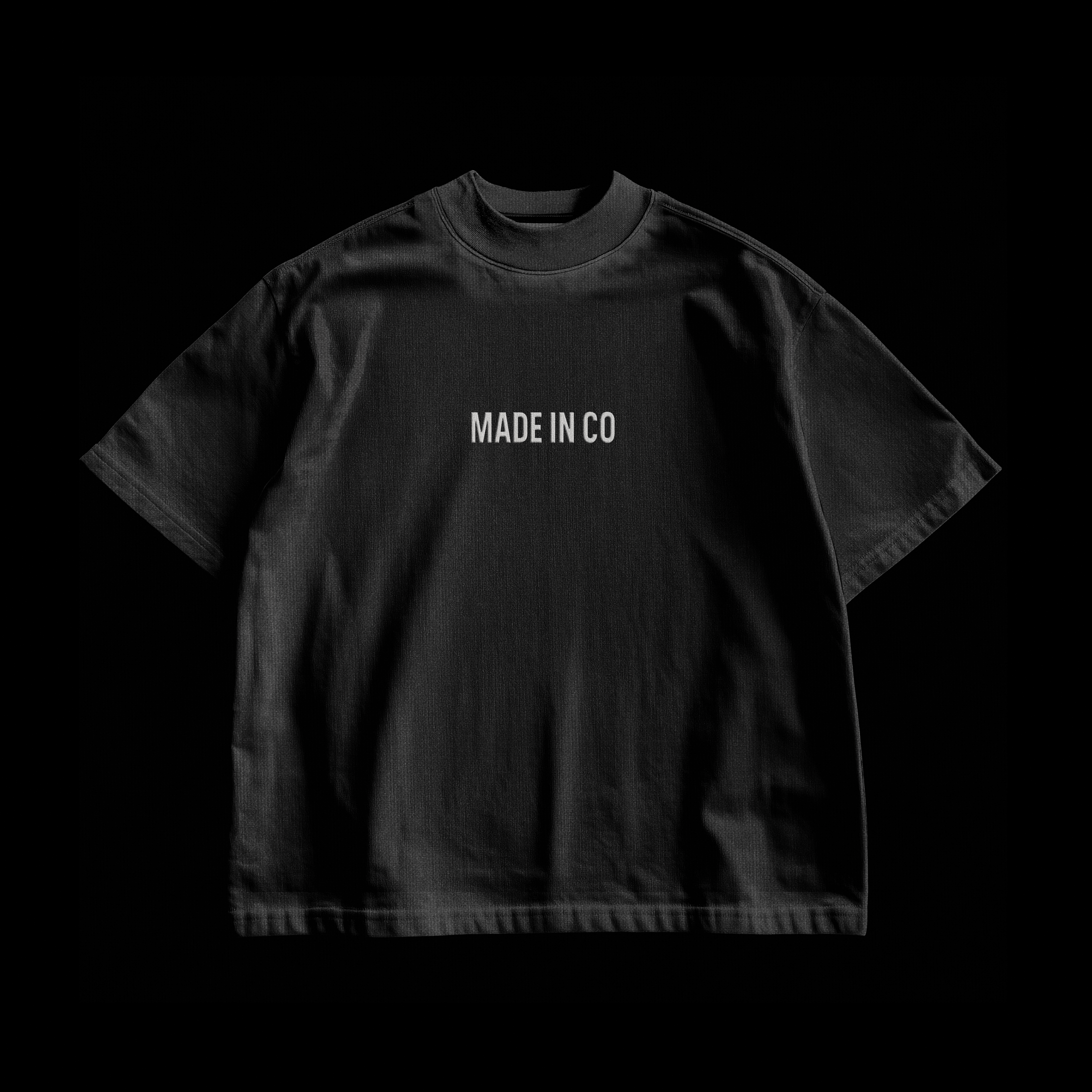 BLACK RAW STREETS - OVERSIZE